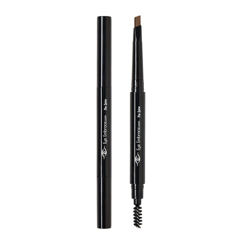 The Spice: Auburn Brown Eyebrow Pencil, Waterproof, Double-Ended with Angled Tip & Spoolie Brush