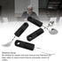 Weighted Utensils Set for Parkinsons Patients, Adaptive Silverware for Hand Tremors, 4Pcs Spoon Fork Knife Built Up