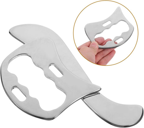 Stainless Massager Body Massage Tool Face Neck Massager Massage Scraping Board Body Scraper Board Muscle Relaxation