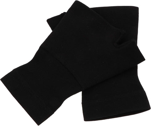 Copper Compression Gloves - 1 Pair Hand Support Mittens for Women Men Carpal Tunnel, Wrist and Thumb Support, Black XL