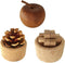 Vantico Natural Wood Aroma Diffuser, Waterless Essential Oil Sphere Design, Walnut Base, Simple