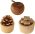 Vantico Natural Wood Aroma Diffuser, Waterless Essential Oil Sphere Design, Walnut Base, Simple