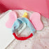 Teensery 2 Pcs Makeup Headbands, Lovely Elephant Ear Hair Band, Soft Elastic Tool for Shower and Facial Mask
