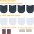 Unikstep 2 Pairs Shoe Heel Pads - Anti Slip Cushion and Protector, Replacement Kit with Nails