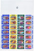 Medi-Aid Weekly Cold Seal Medication Blister Pack System Cards - 4 Times a Day, 24 Compartments, 6 Pack, One Piece Unit
