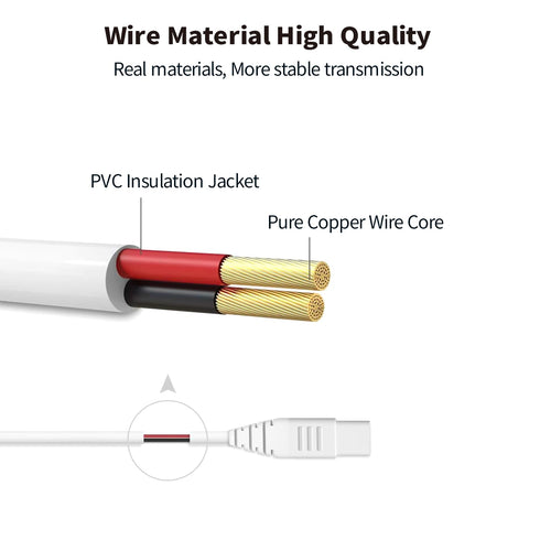 USB Charging Cable for Water Flosser, Portable Cordless Oral Irrigator Replacement Charger for Nicwell, Fairywill,
