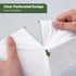 Jaoul Small Trash Bags - White, Unscented Thick Garbage Bags for Bathroom, Office, Kitchen, 8 Gallon, 200PCS