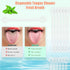 Jcwto 10 Count Disposable Tongue Scraper, Tongue Cleaner for Adults and Kids, Ergonomic plastic tongue scraper,Tongue
