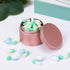 Pink Metal Pill Box Daily, Single Waterproof Travel Container for Purse, Cute Pill Holder Organizer, Big Size