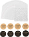 400PCS White Polka Dot Treat Bags Set, Self Adhesive Candy Cookie Bags Set, 200 Cellophane Bags + 200 Thank You