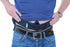 Insulin Pump Holder Waist Belt for Kids, Breathable Soft Fabric with Mesh for Easy Viewing, Black.