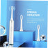 Non-Rechargeable Electric Toothbrush with Soft Brush Heads Cleaning Device Portable Design for Travel and Office Use