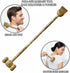 mikabaka 2 1 Hammer, in Wooden Back Scratcher and Massager Long Handle Manual Back Tapper for Itching Relief, Muscle