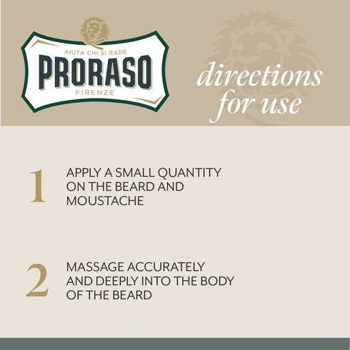 Proraso Beard Balm for Men, Nourish and Soften Short Beards and New Beard Growth