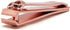 PrettyClaw Nail Clippers, Sharp Edge Fingernail and Toenail Clipper, Stainless Steel for Manicure and Pedicure (Rose