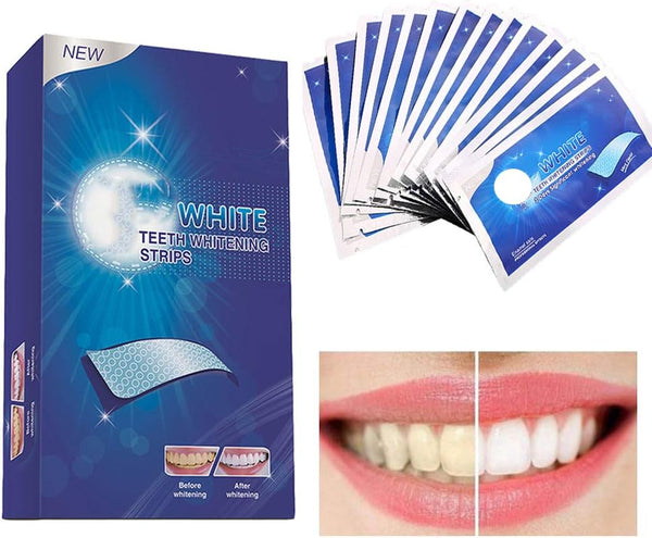 Teeth Whitening Strips Kit, 14 Pack 28 Strips for Oral Care, No Sensitivity