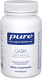 Pure Encapsulations GABA, 60 Capsules, Supplement to Support Relaxation & Moderation of Occasional Stress