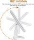 Makeup Mirror Vanity Mirror with Lights - Adjustable Brightness Trifold Mirror with 1X/2X/3X/10X Magnification