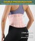 SUJAYU Lightweight Back Brace for Lower Back Pain Women Men, Adjustable Lumbar Support Waist Support Brace for Women
