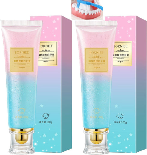 2Pcs Niacinamide Whitening Toothpaste, Fresh Breath Toothpaste for Removing Tooth Stains