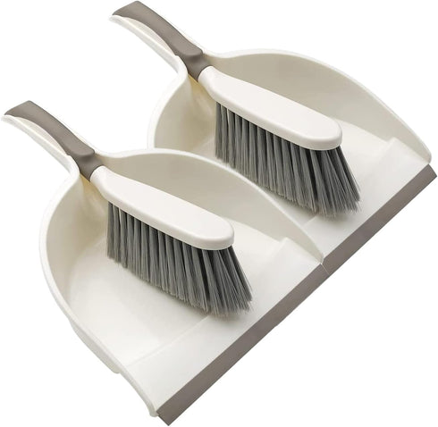 Small Dust Pan and Brush Set - Hand Broom and Dustpan Set for Daily Cleaning Tools for Family, 2 Set