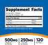 Nutricost L-Arginine L-Citrulline Complex 750mg, 120 Capsules - Non-GMO