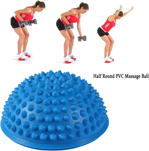 Hedgehog Balance Pods, Foot Massage Half Ball Balance Pods Spiky for Kids Adults Sports, Foot Massage, Stability