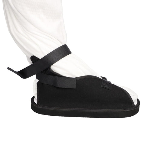 Medical Post OP Plaster Cast Boot Fractured Foot Surgical Shoes Adjustable Rehabilitation Open Toe Shoes Valgus Postoperative Recovery Orthopedic Sandal Ankle Joints Fixed Shoes for Kids Adults