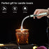 ARECTECH Rechargeable USB Electric Candle Lighter, Windproof Plasma for Cooking, BBQs, Fireworks, Birthday Gift - Green