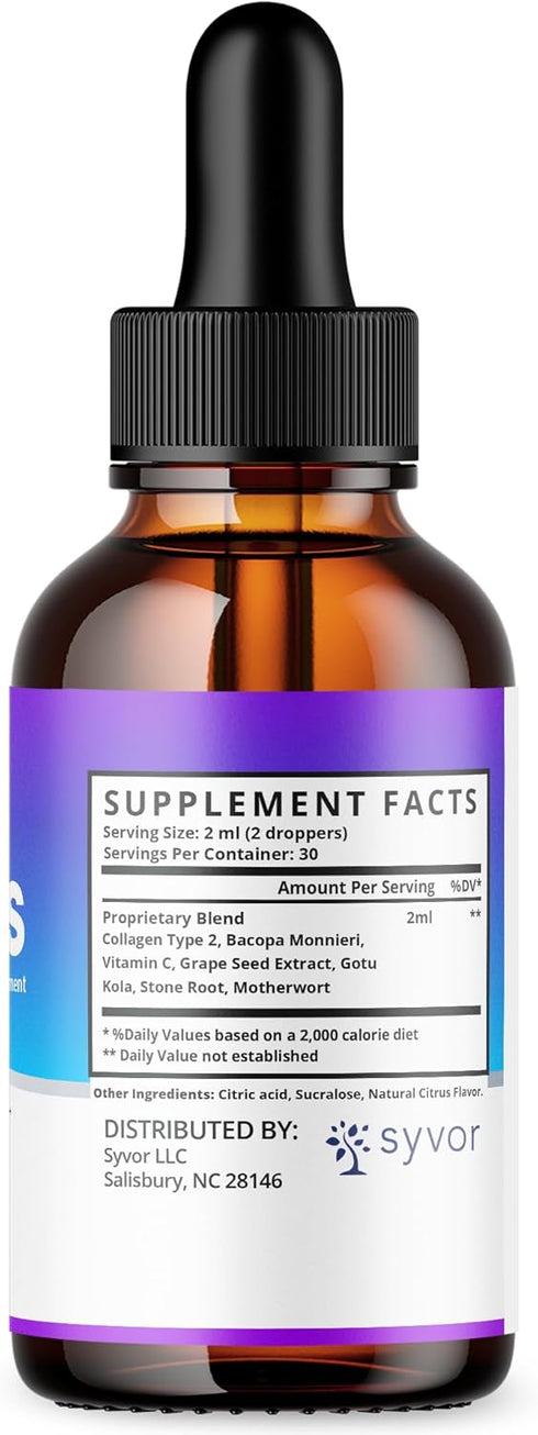 Syvor (2 Pack) (60 Gut Drops, Official Gut Drops Liquid Supplement Advanced All Natural Vitamin Formula, GutDrop