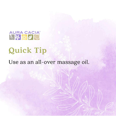 Aura Cacia Relaxing Lavender Body Oil, 4 Fluid Ounce