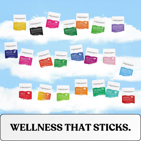 The Patch Collection 100% (Pack 15) - Ultimate Menopause Support Patch for Women | Hot Flushes, Night Sweats, Fatigue