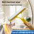 HBBDYLMY 3 1 in Window Cleaning Scraper, Squeegee with Sprayer, All-in-One Glass Cleaner Tool with Sponge & Rubber