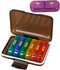 HOMSFOU Weekly Pill Organizer Case with Multi-Color Compartments, Portable Medicine Storage Box