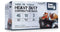 Contractor Trash Bags, 45 Gallon, 18 Bags, Wing Tie Closure, 3 MIL Thick, Gusseted Bottom, Heavy Duty Black Garbage Bags