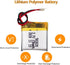 HRYHWASE 3.7V 150mAh 502020 Pack Lithium Polymer Battery Lipo Rechargeable Replacement Lithium Ion Battery for Toy