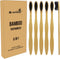N-amboo Hard Toothbrush Bamboo Toothbrush for Adult Manual Toothbrsuh Hard Bristles Pack of