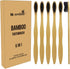 N-amboo Hard Toothbrush Bamboo Toothbrush for Adult Manual Toothbrsuh Hard Bristles Pack of