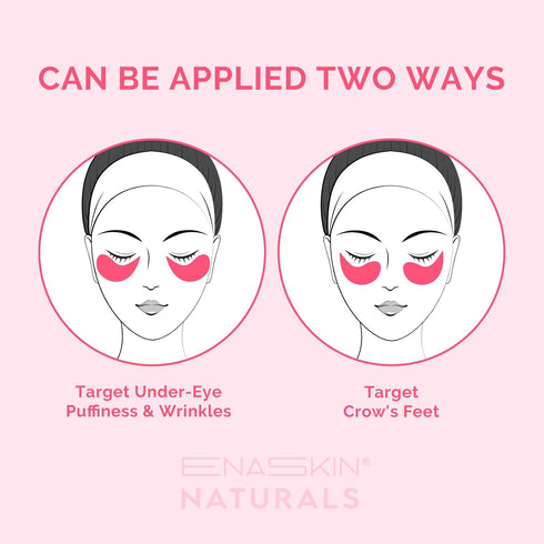Under Eye Patches for Dark Circles: Caffeine Gel Masks for Puffiness, Wrinkles - Instant Brightening Treatment Pads, 30