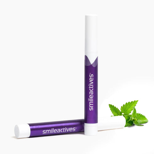 Smileactives Teeth Whitening Pen, Fast Tooth Whitener, Stain Remover, Travel Pen, Ultramint Flavor, 2 Pack