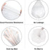 120 Count Unscented 8 Gallon Thick Clear Trash Bags, 30 Liter Strong Plastic Wastebasket Can Liners