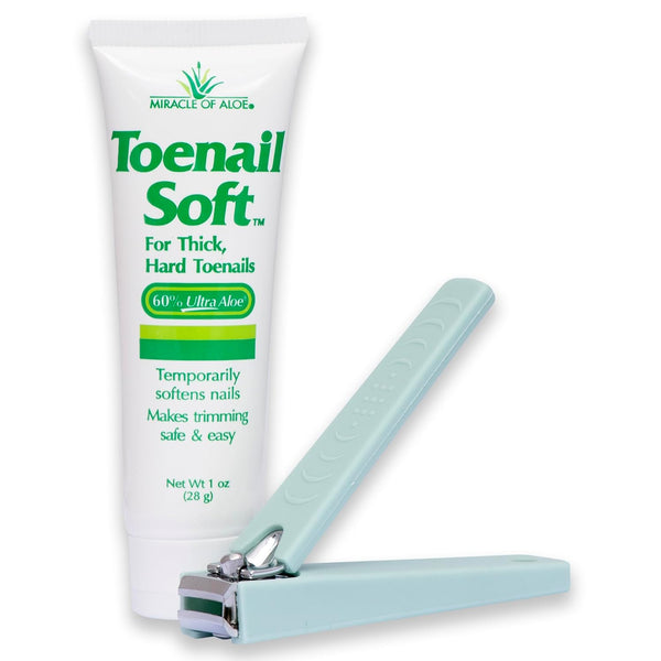 Toenail Soft Temporary Nail Softening Cream for Thick, Hard Toenails with Aloe, 1 Oz