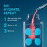 DripDrop Hydration Juicy Variety Pack - Electrolyte Drink Mix Single-Serve Packets, 32 Servings, Grape, Punch, Lemonade