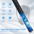 USB Rechargeable Candle Lighter, Electronic Arc Lighter, Windproof Flameless with Safety Button for Camping, Cooking