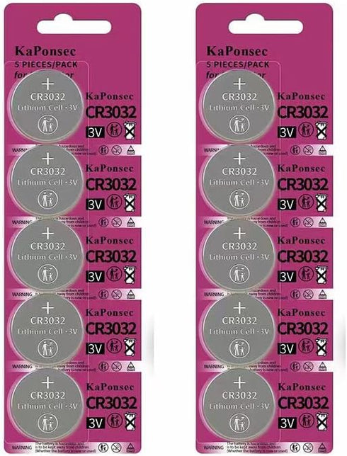 CR3032 3V Lithium Button Coin Cell Battery-5Packs