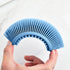 Silicone Body Scrubber, Shower Brush Handheld, Soft Silicone Loofah, Bath Scrubber for Body for Deep Clean (Blue)