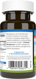 Chelated Manganese 20 mg, 100 Tablets by Carlson - Superior Absorption, Healthy Metabolism & Bone Support