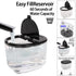 Replacement Parts for Waterflosser Oral Irrigator, Compatible with Waterpik Sonic Fusion SF-01W