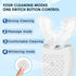 Ultrasonic Electric Toothbrush for Adults, Hands-Free Rechargeable U Shaped 360° Cleaning Teeth Whitening, IPX7