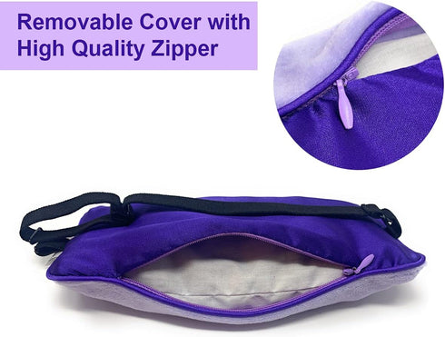 Weighted Eye Mask for Sleeping - Lavender Eye Pillow for Yoga, Meditation, Relaxation Headache, Migraine, Sinus Pain Relief